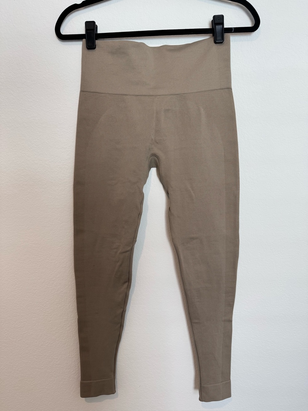 Set Active Brown Seamless High Waist Full Length Leggings